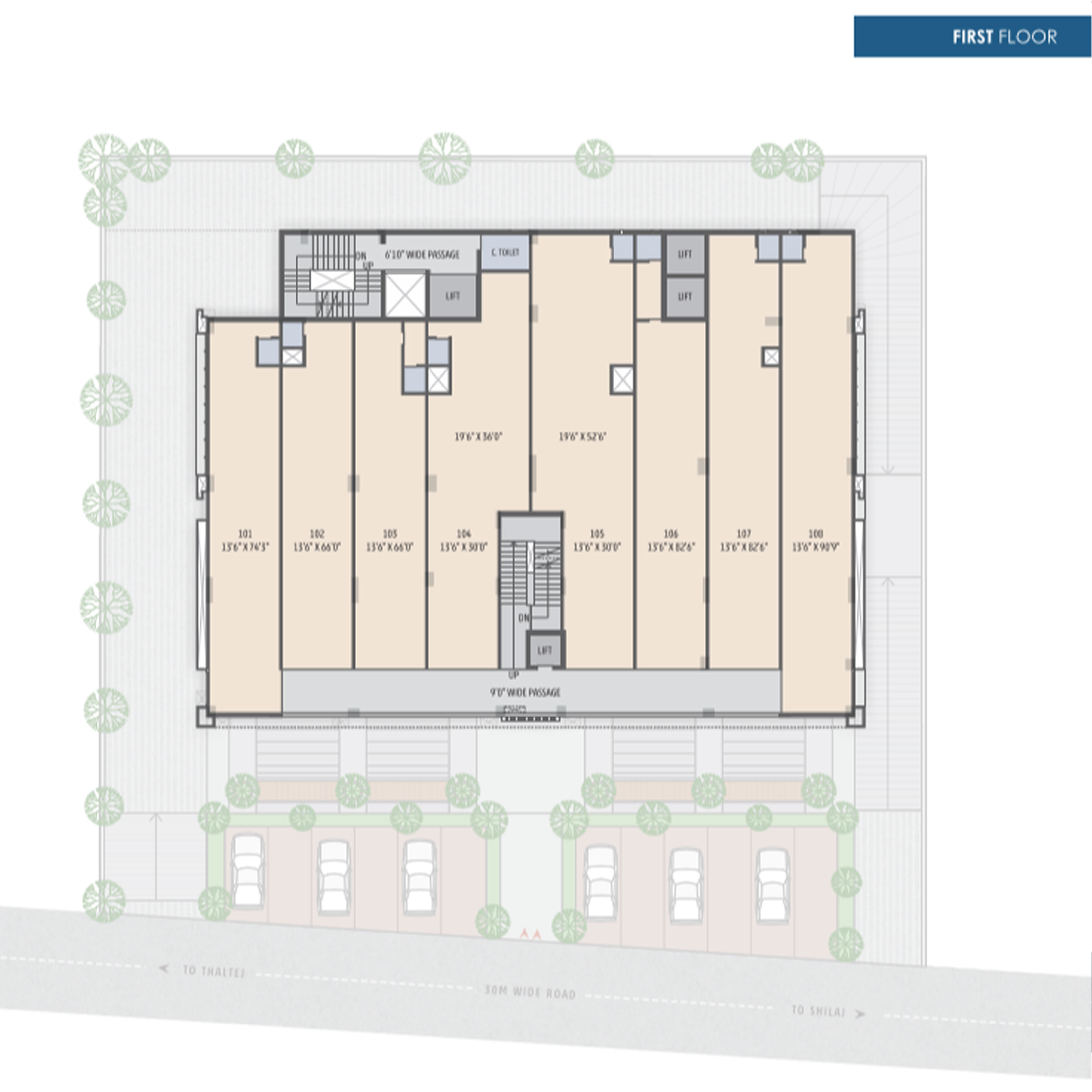 One World Metro First Floor Plan